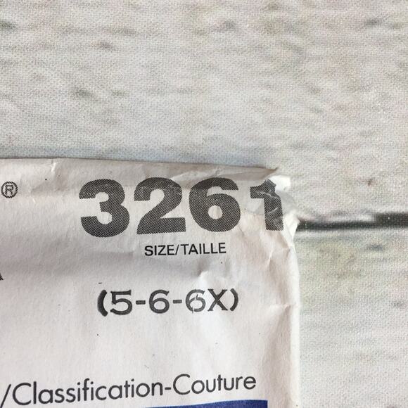 Vintage‎ 1989 Butterick Sewing Pattern 3261 Girl's Dresses Size 5-6-6X - Picture 5 of 12